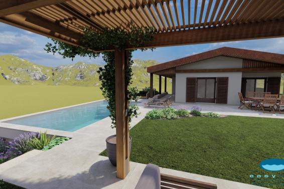 Étude paysagère d'un jardin de 700m² à Aix-les-Bains